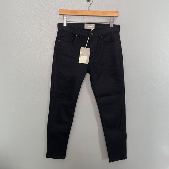 EVERLANE skinny jeans in black size 27 ankle - Picture 2 of 6